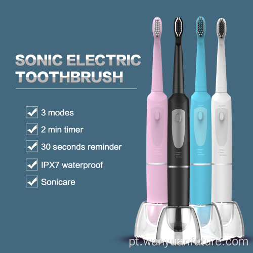 Timer de dentes elétrico Sonic Ipx7 Adult Ipx7 SupeCare IPX7